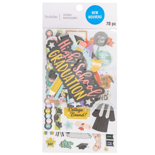 High School Graduation Sticker Flip Pack by Recollections™